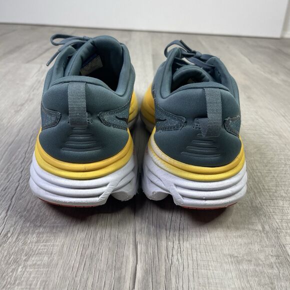 HOKA One One Men's Bondi 8 Goblin Blue/Mountain Spring Athletics Size 12.5D K - Picture 5 of 10